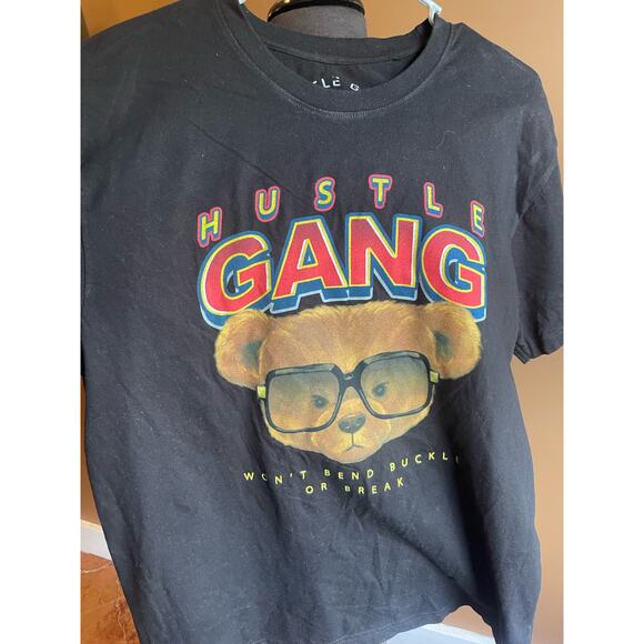 Hustle Gang Bear Glasses Black Men's XL - Picture 4 of 7